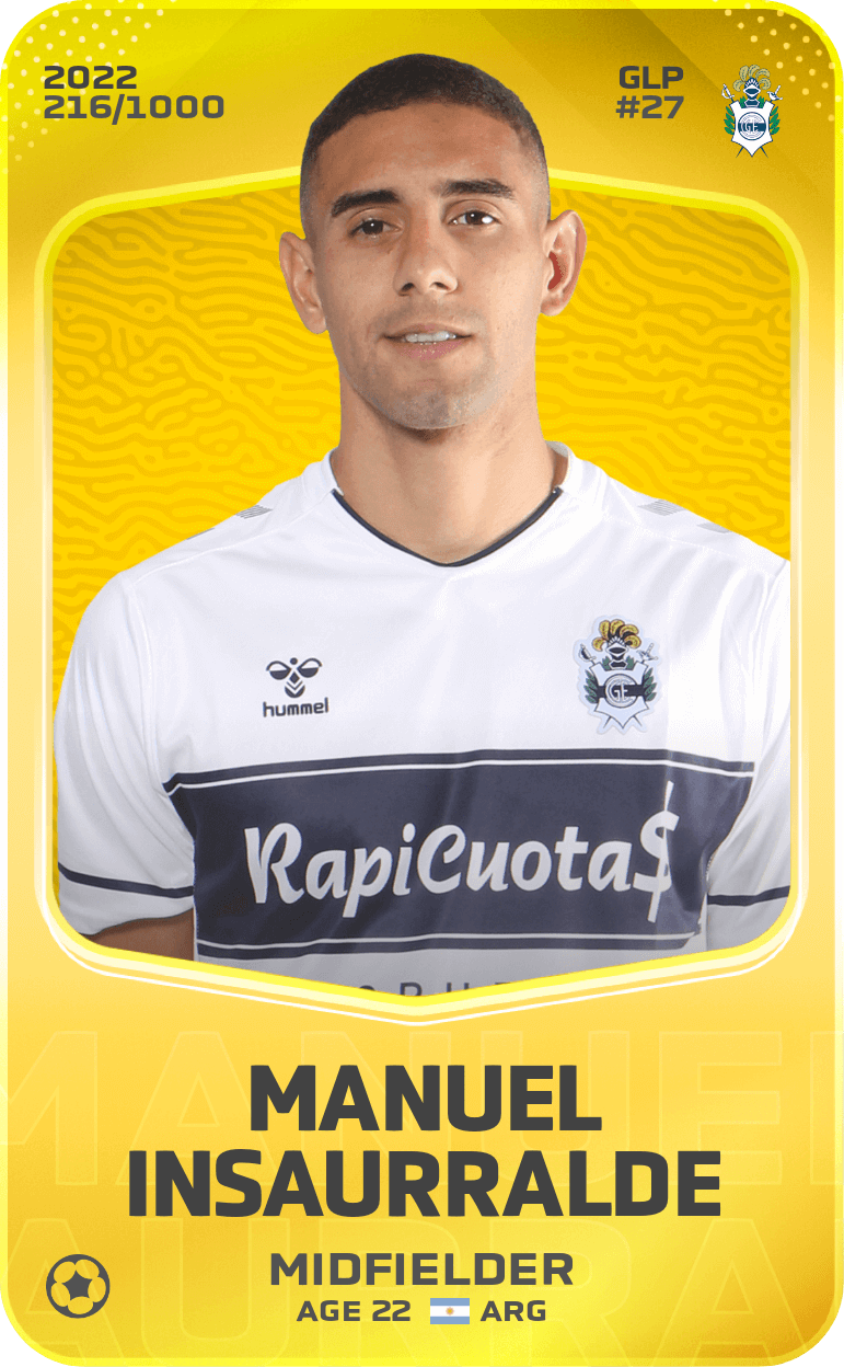 Manuel Insaurralde 2022-23 • Limited 216/1000