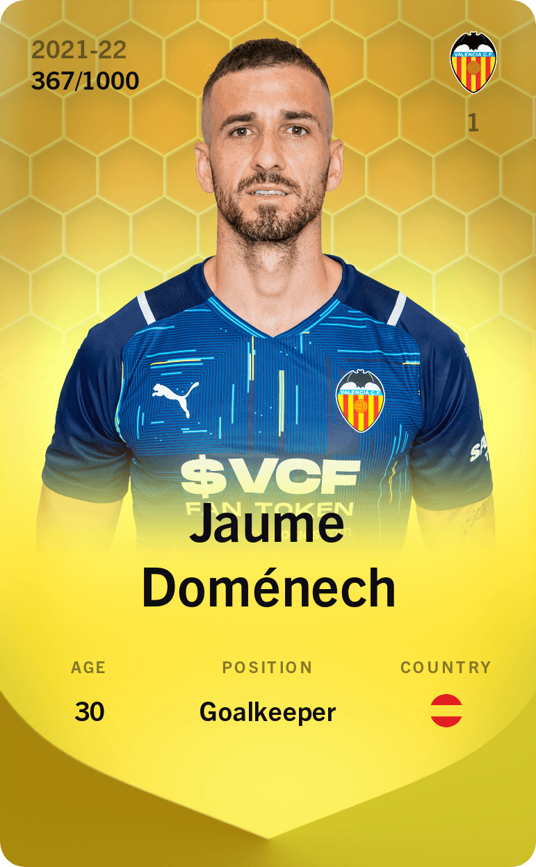 Jaume Doménech 2021-22 • Limited 367/1000