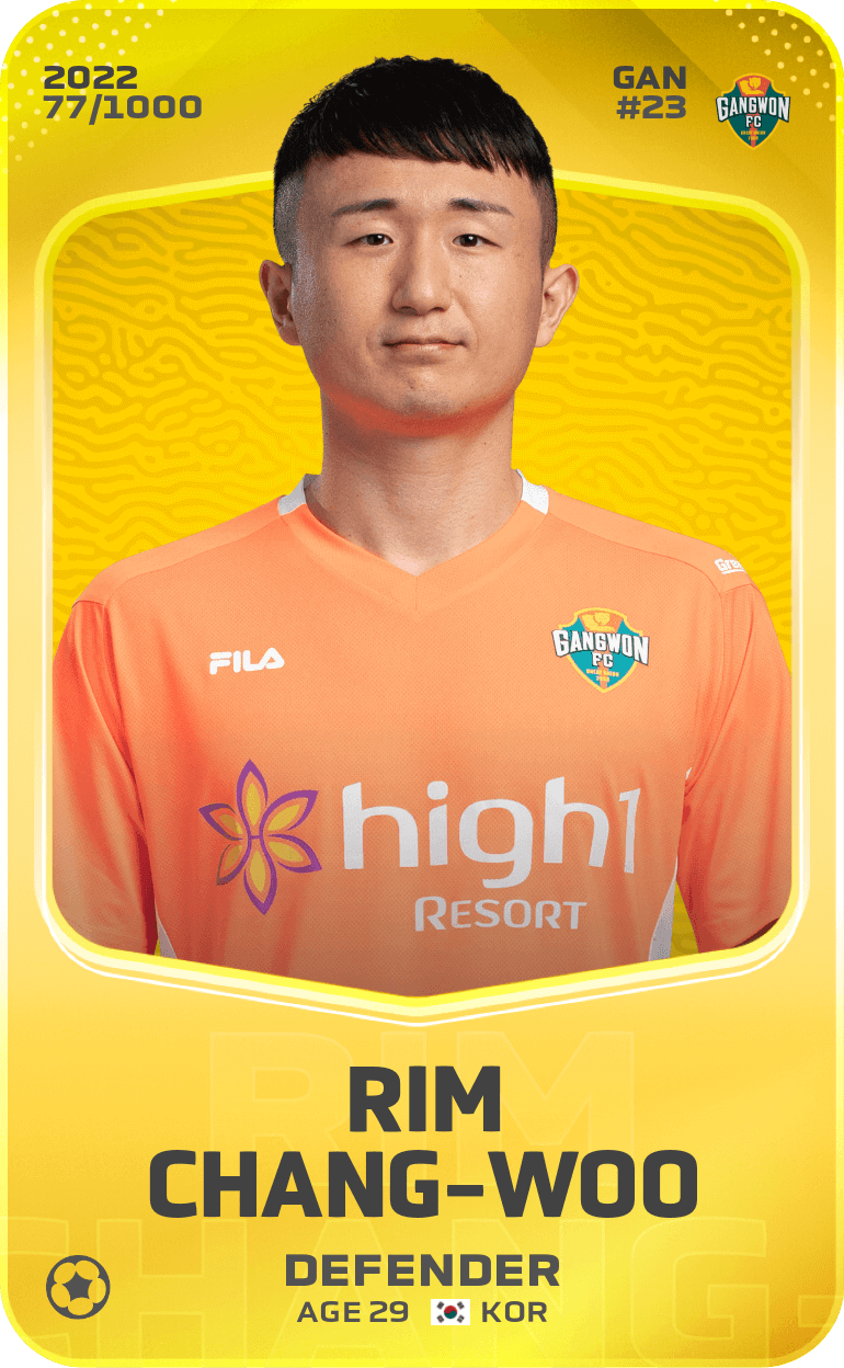 Rim Chang-Woo 2022-23 • Limited 77/1000