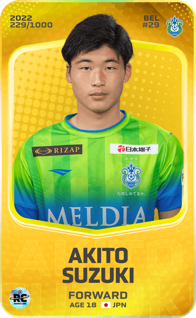Akito Suzuki 2022-23 • Limited 229/1000