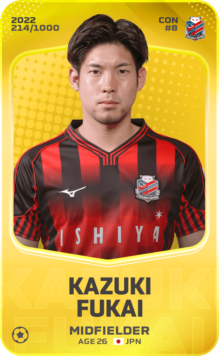 Kazuki Fukai 2022-23 • Limited 214/1000