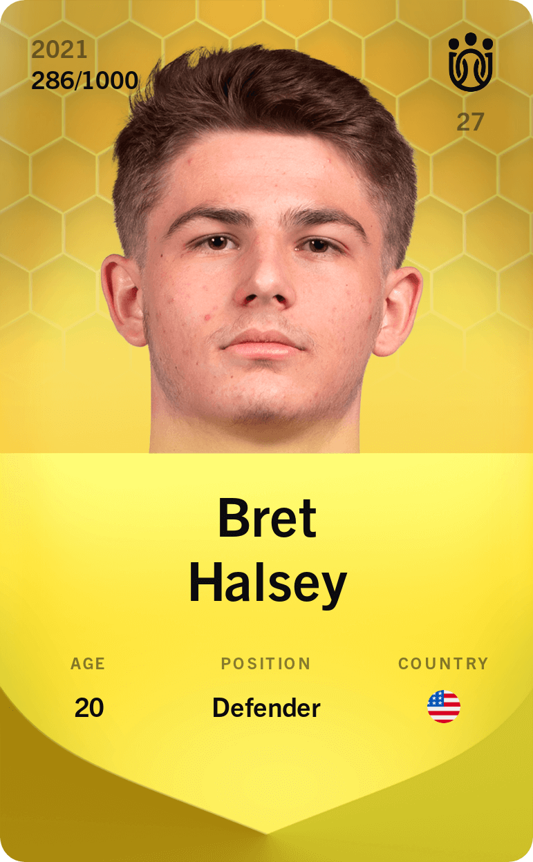 Bret Halsey 2021-22 • Limited 286/1000