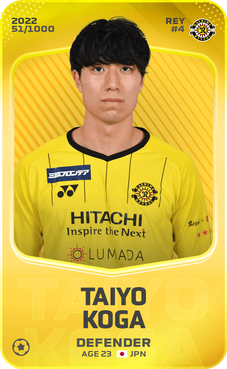 Taiyo Koga 2022-23 • Limited 51/1000