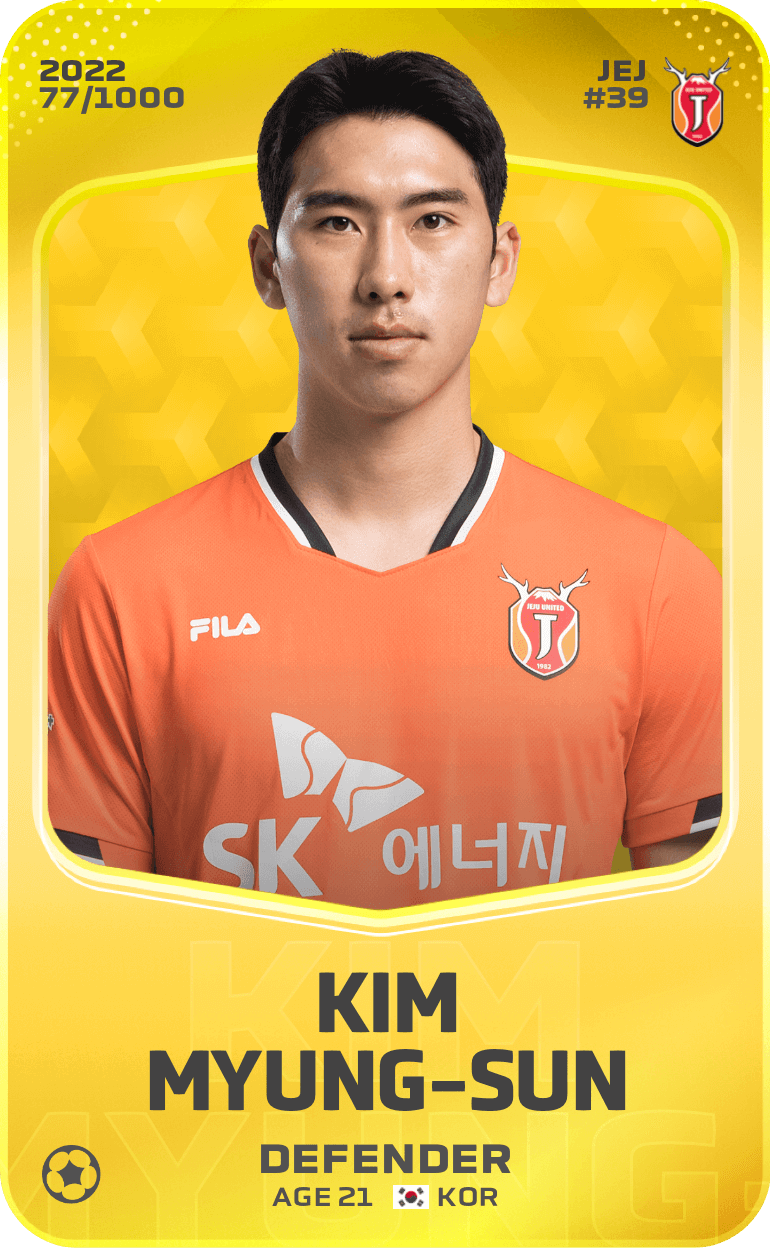 Kim Myung-Sun 2022-23 • Limited 77/1000