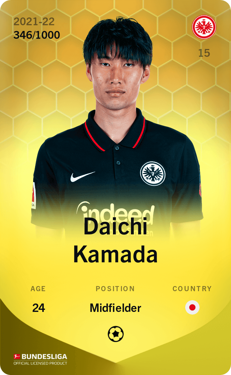 Daichi Kamada 2021-22 • Limited 346/1000