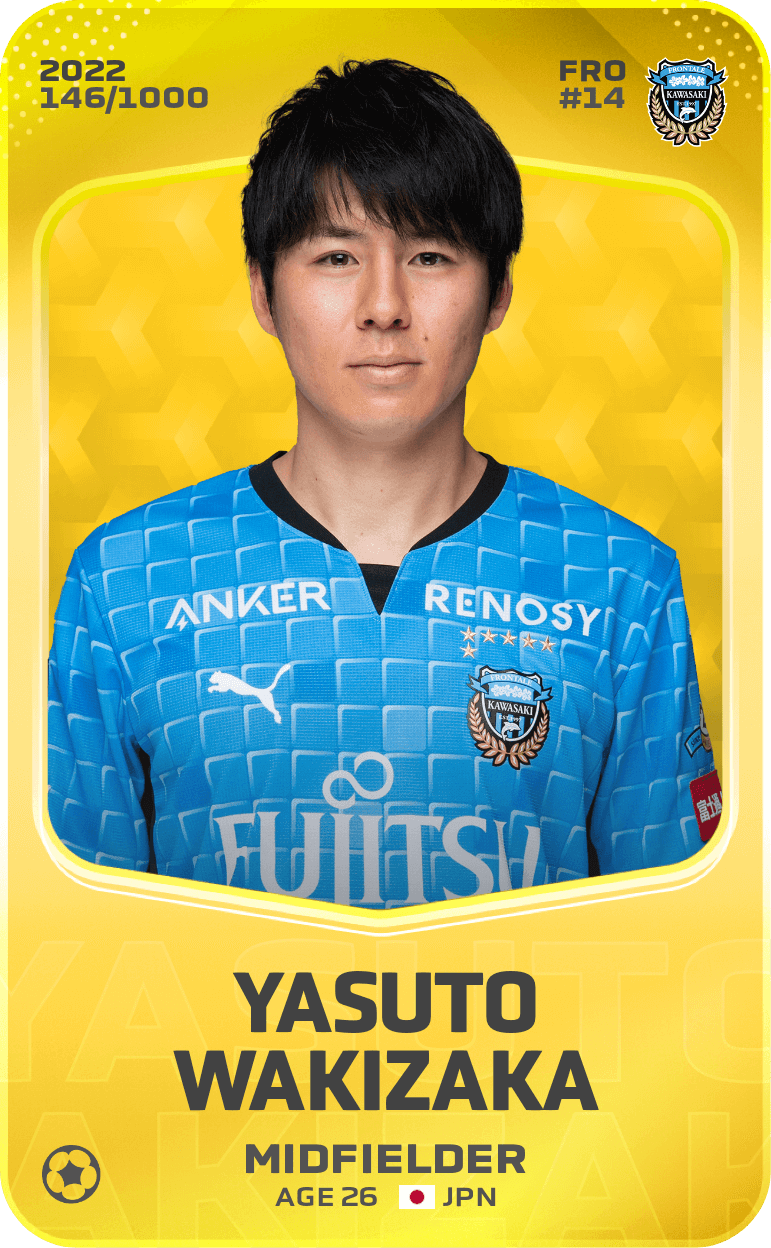 Yasuto Wakizaka 2022-23 • Limited 146/1000