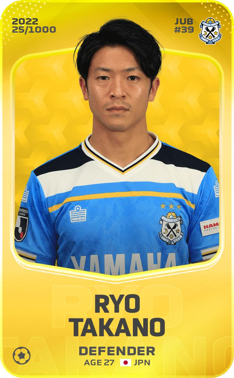 Sorare - Sorare Official - Ryo Takano 2022-23 • Limited 25/1000 - NFT # 107226042707668308699006644520982643367742765286126340872142695827274421794683