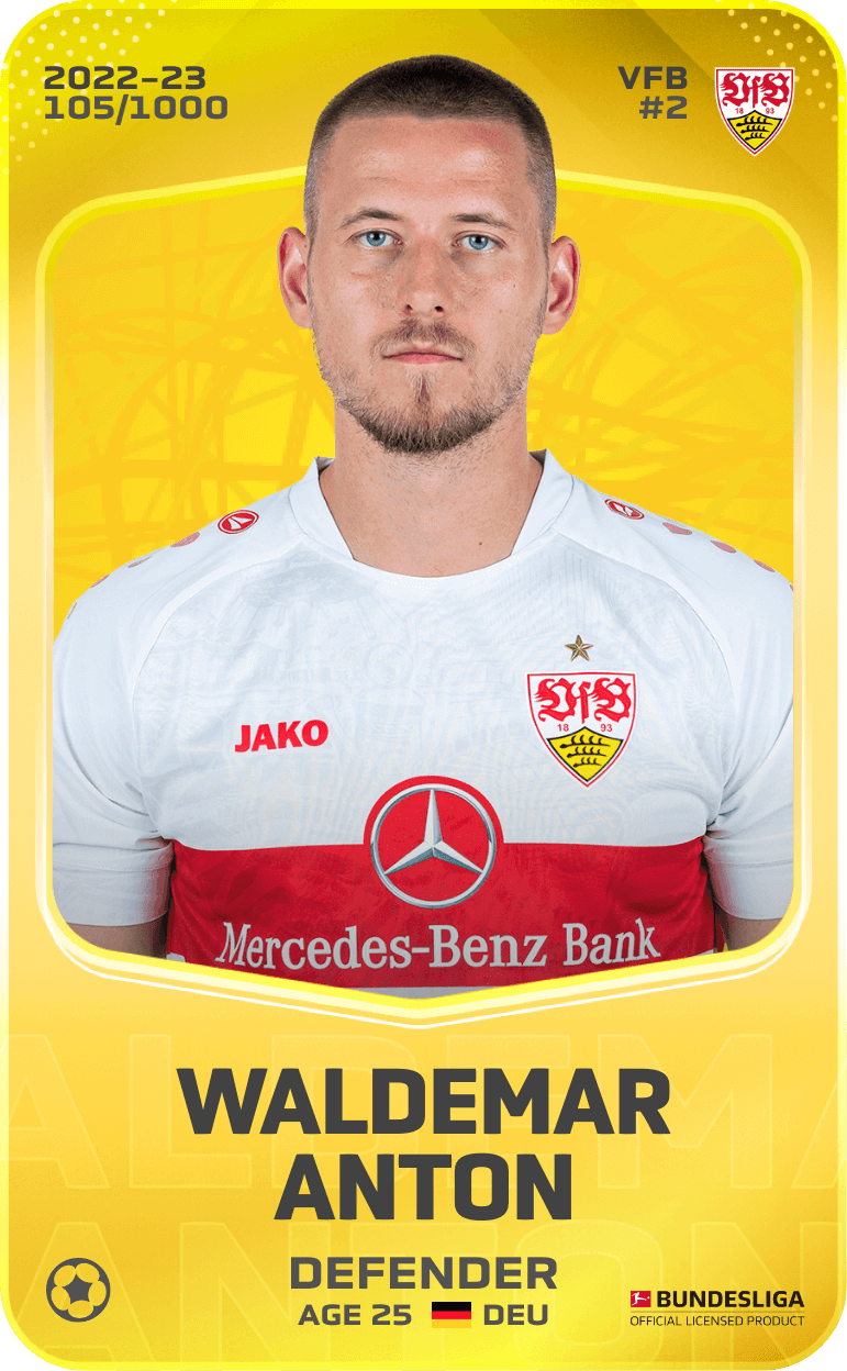 Waldemar Anton 2022-23 • Limited 105/1000