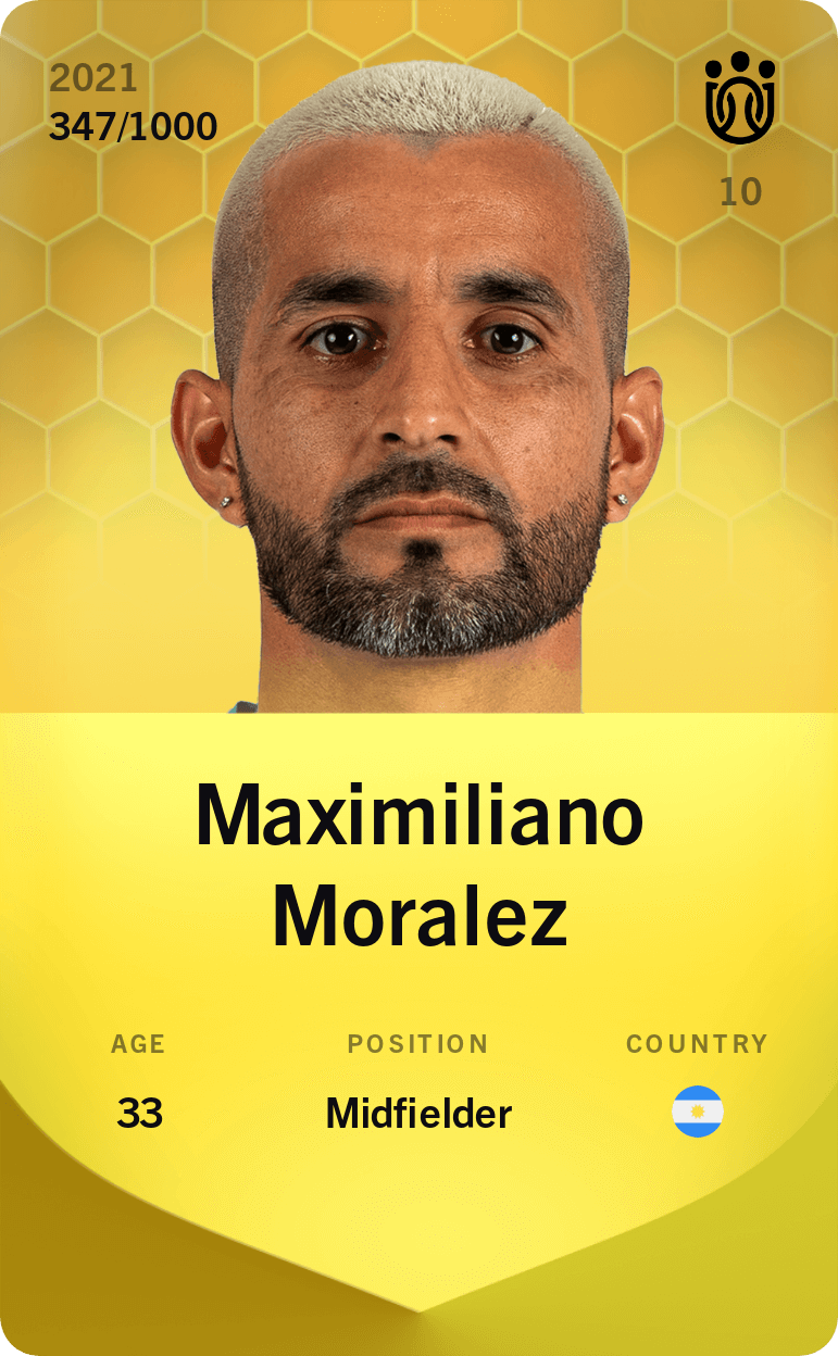 Maximiliano Moralez 2021-22 • Limited 347/1000