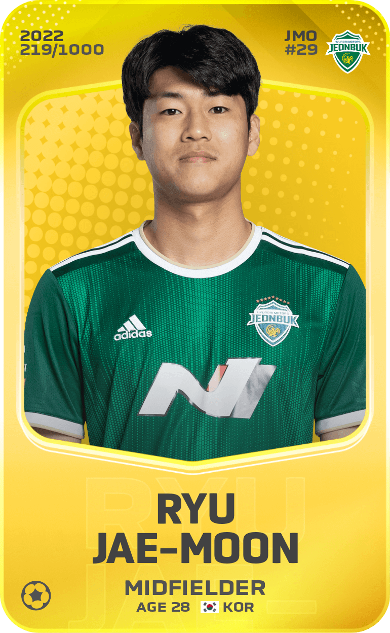Ryu Jae-Moon 2022-23 • Limited 219/1000