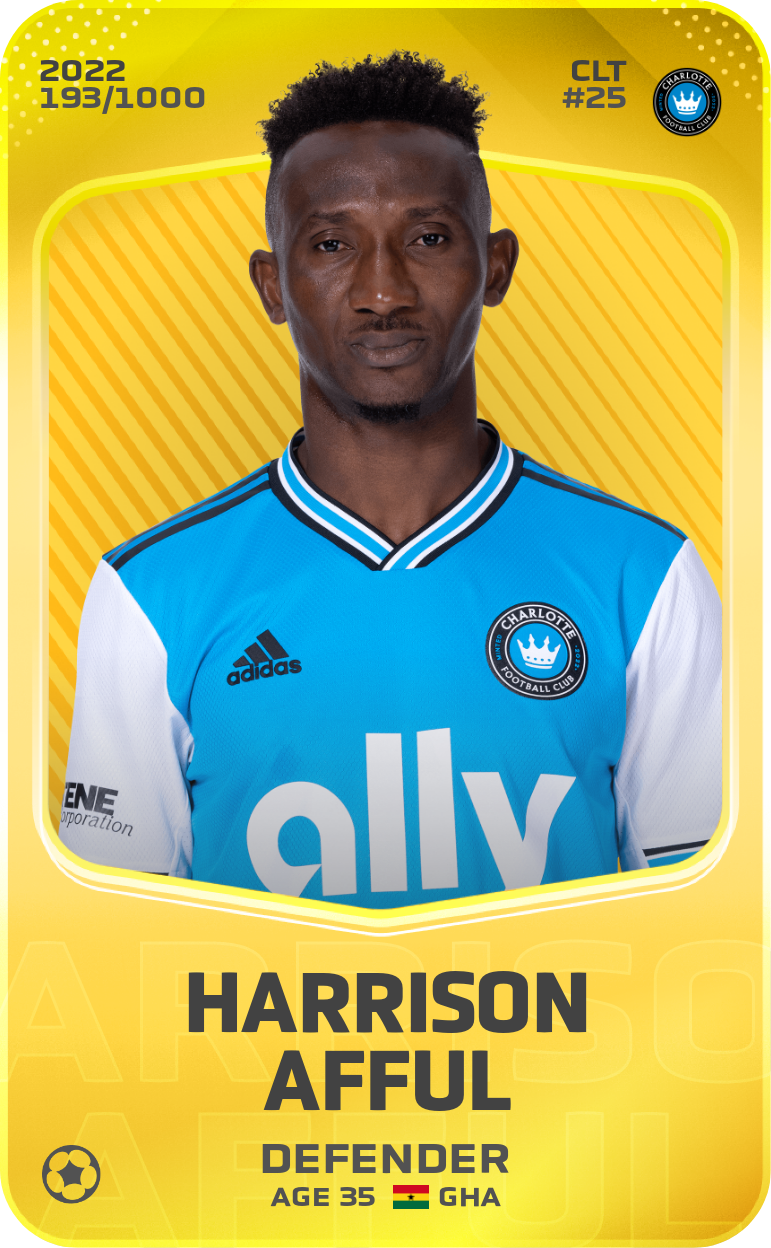 Sorare - Sorare Official - Harrison Afful 2022-23 • Limited 193/1000 - NFT # 36272993592215744641919512237670405177718022940625535139909882065408629317833
