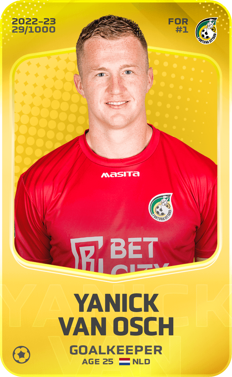Yanick van Osch 2022-23 • Limited 29/1000