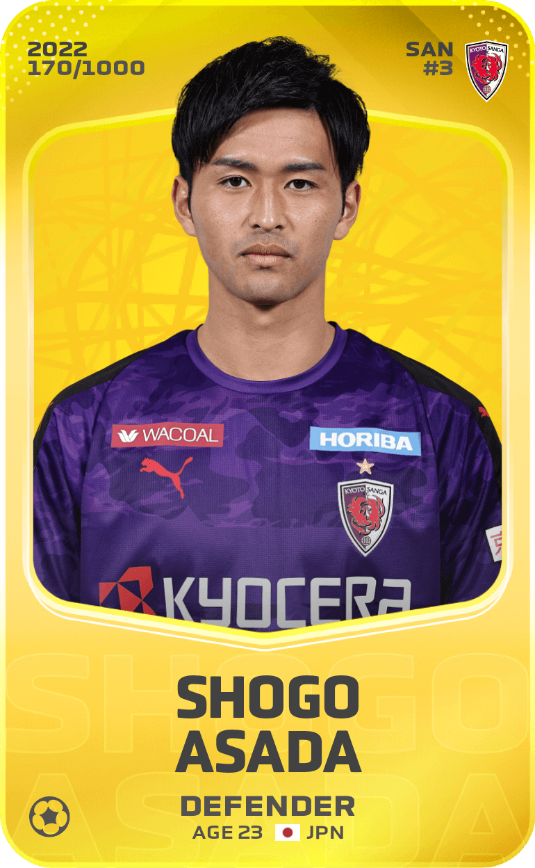 Shogo Asada 2022-23 • Limited 170/1000