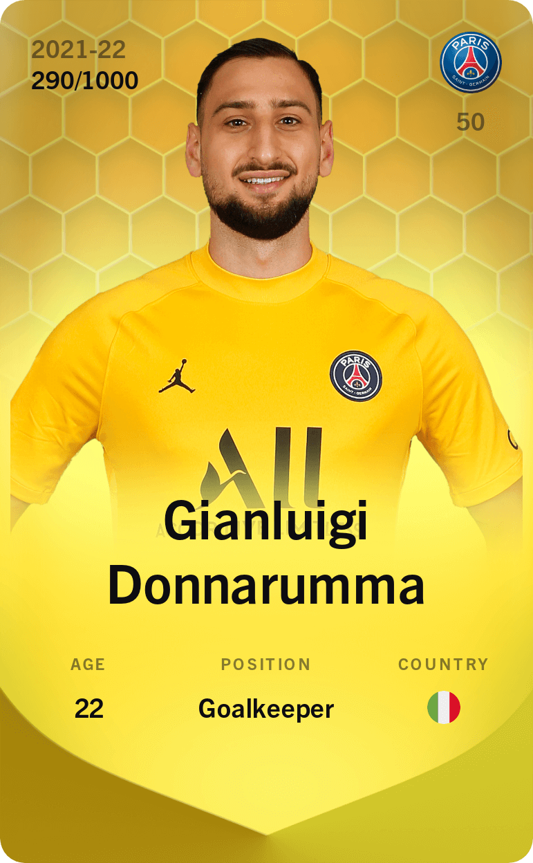 Gianluigi Donnarumma 2021-22 • Limited 290/1000