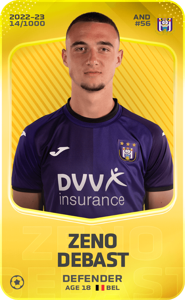Zeno Debast 2022-23 • Limited 14/1000