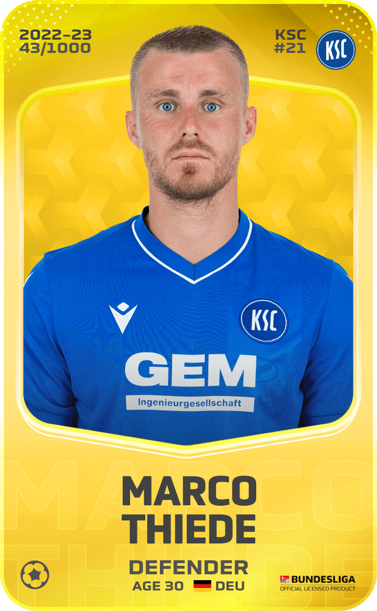 Marco Thiede 2022-23 • Limited 43/1000