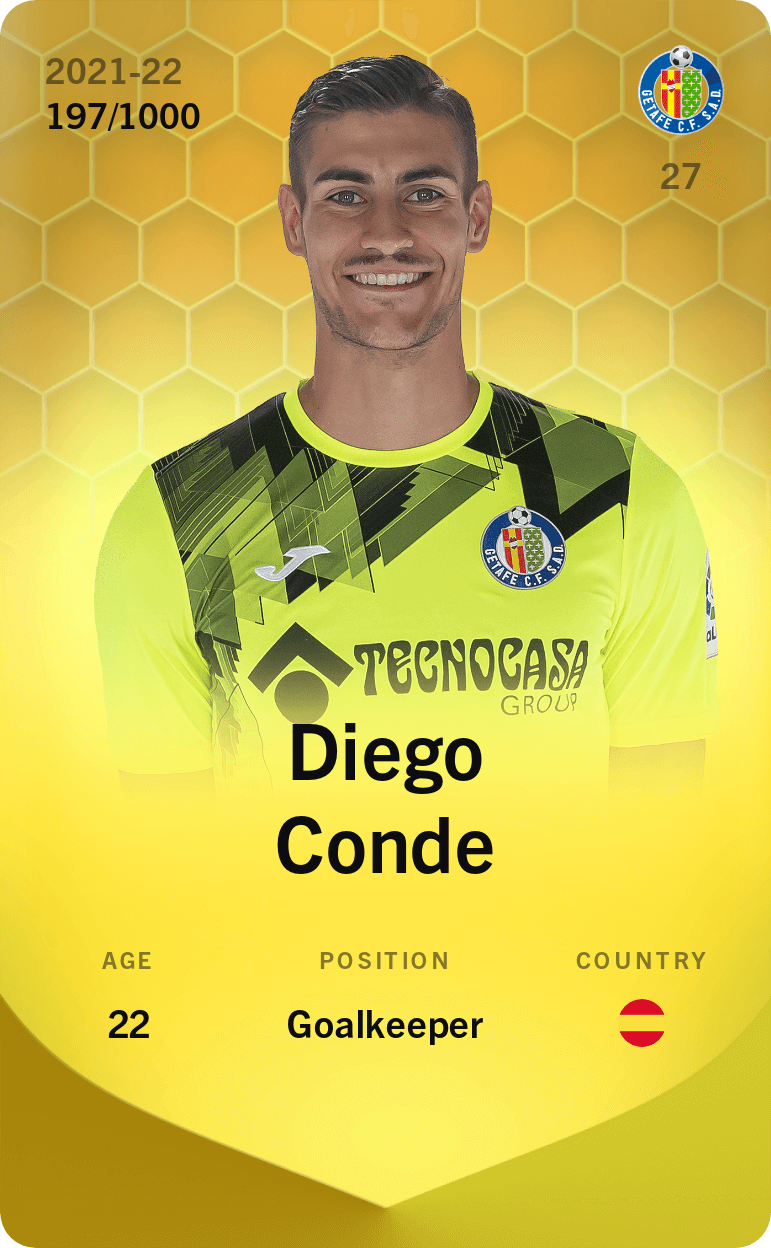 Diego Conde 2021-22 • Limited 197/1000