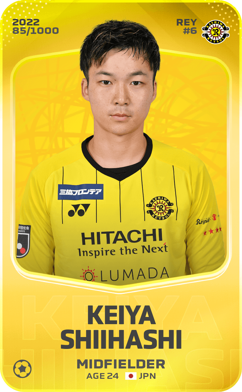 Keiya Shiihashi 2022-23 • Limited 85/1000