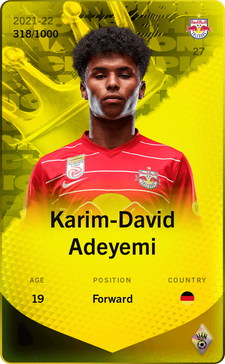 Karim-David Adeyemi 2021-22 • Limited 318/1000