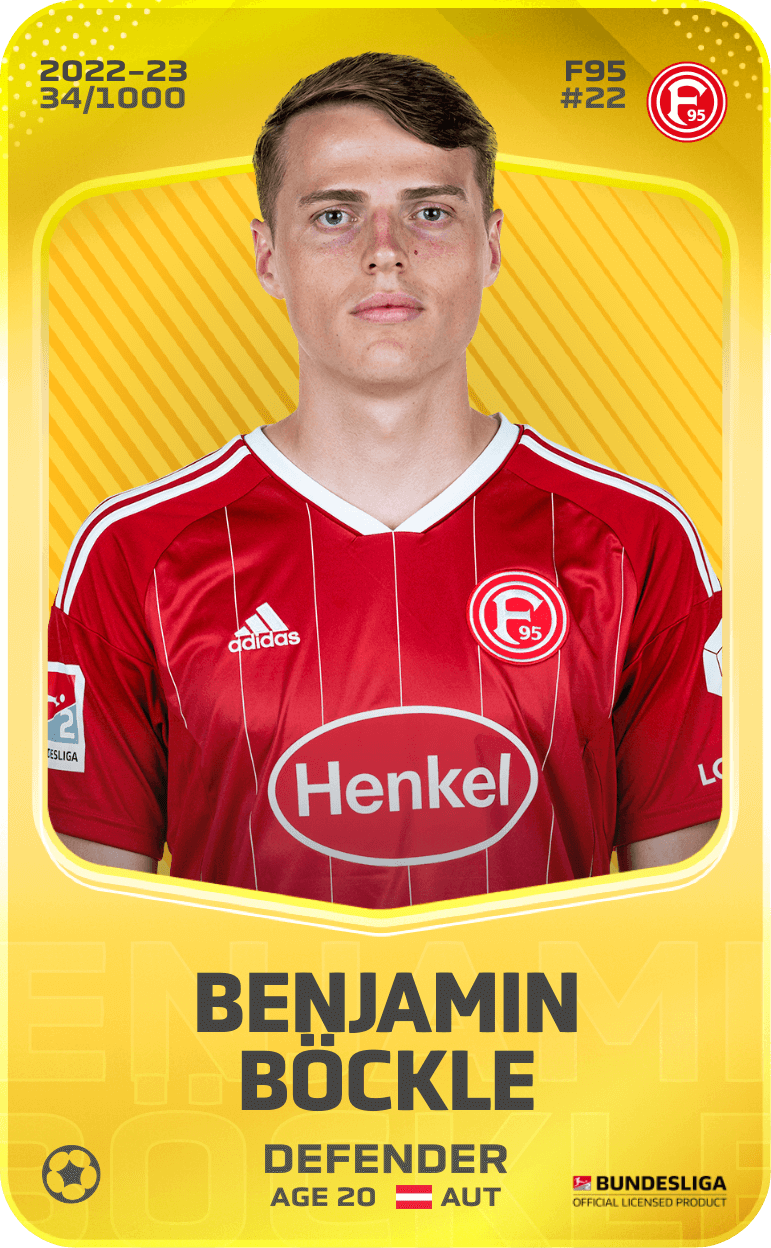 Benjamin Böckle 2022-23 • Limited 34/1000