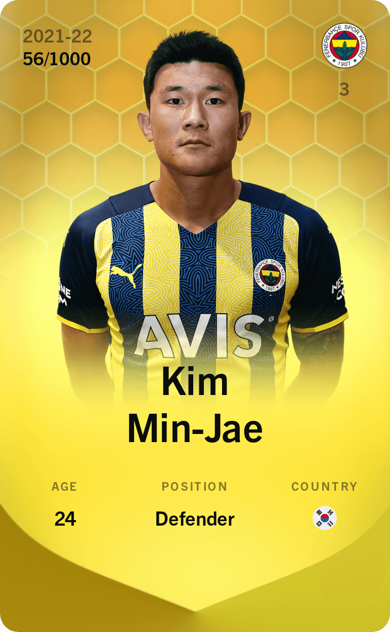 Kim Min-Jae 2021-22 • Limited 56/1000