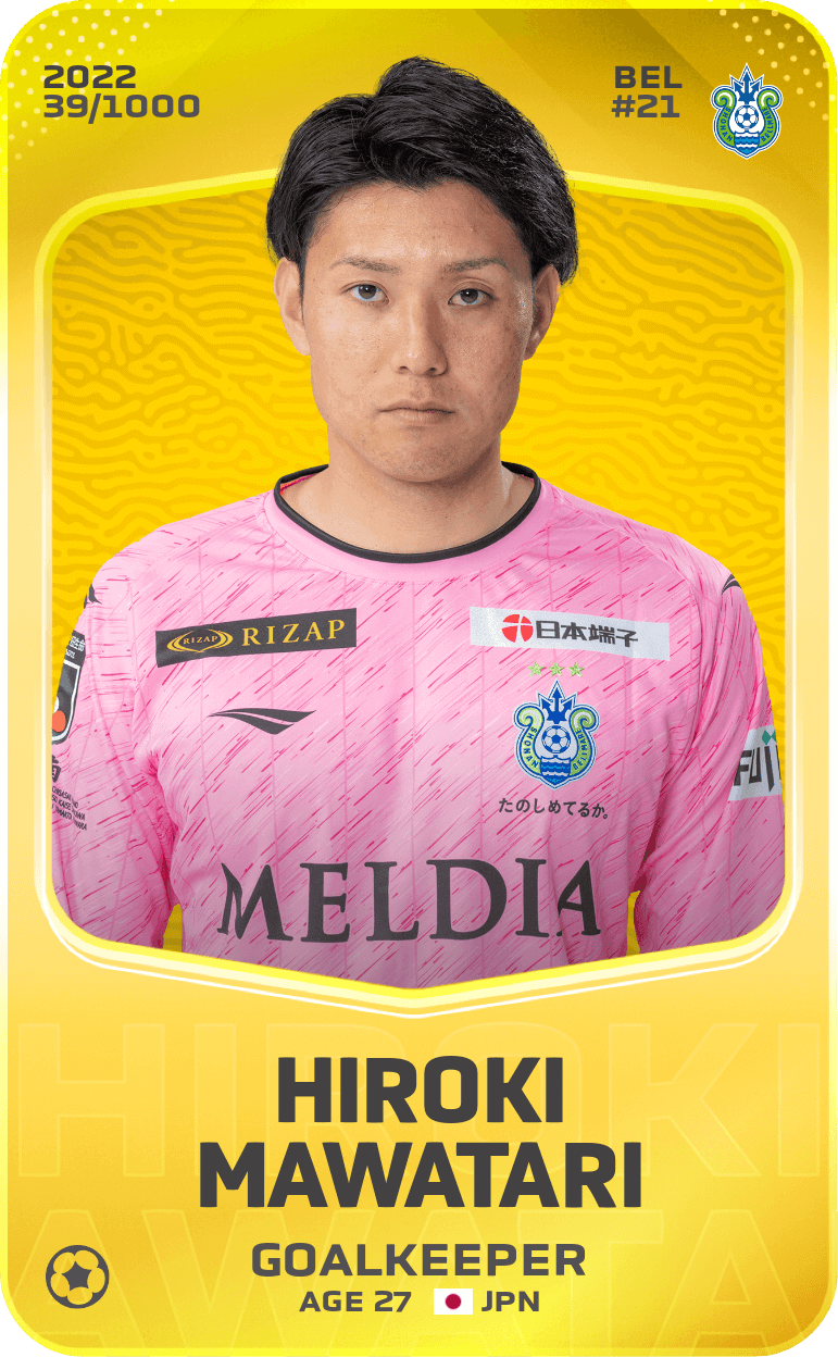 Hiroki Mawatari 2022-23 • Limited 39/1000