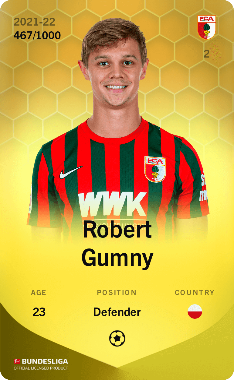 Robert Gumny 2021-22 • Limited 467/1000