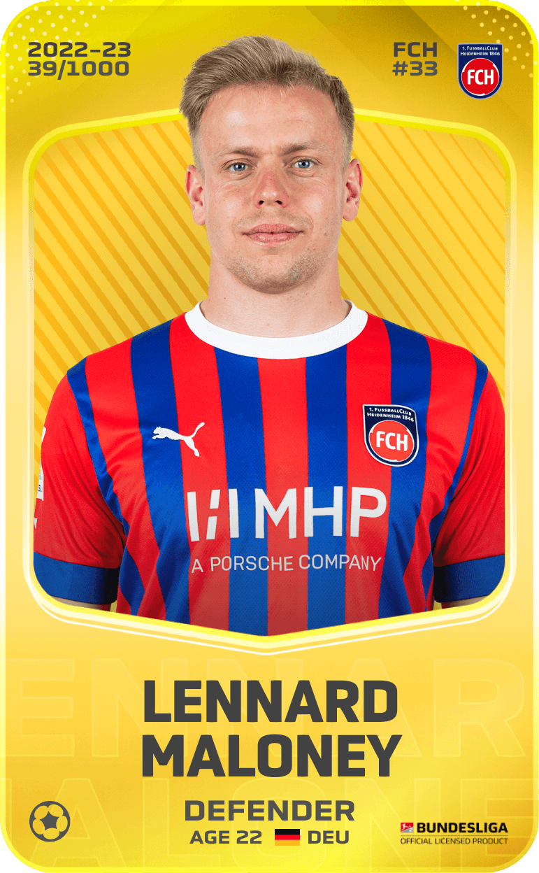 Lennard Maloney 2022-23 • Limited 39/1000