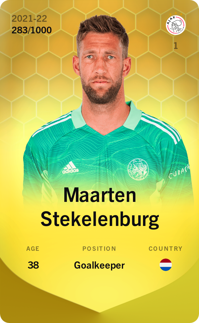 Sorare - Sorare Official - Maarten Stekelenburg 2021-22 • Limited 283/1000 - NFT # 63893035019320521629329910902730960292873899080247046932460322567011567871104