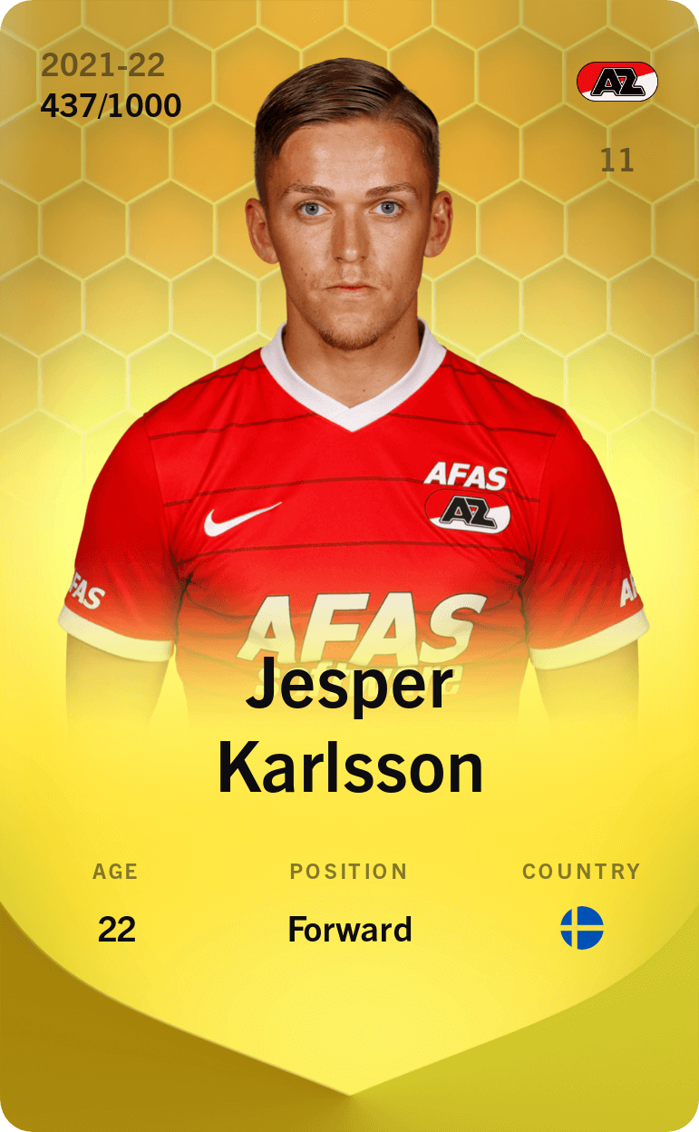 Jesper Karlsson 2021-22 • Limited 437/1000