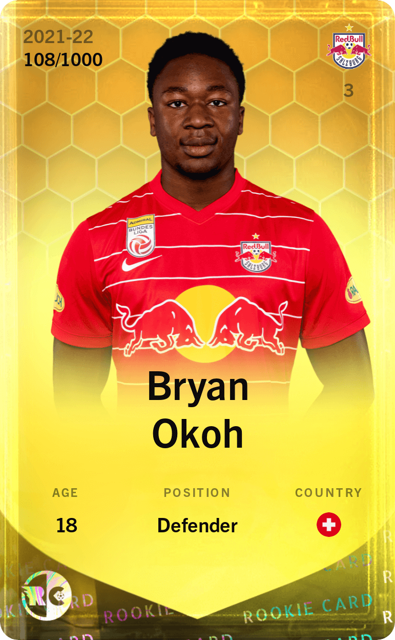 Bryan Okoh 2021-22 • Limited 108/1000