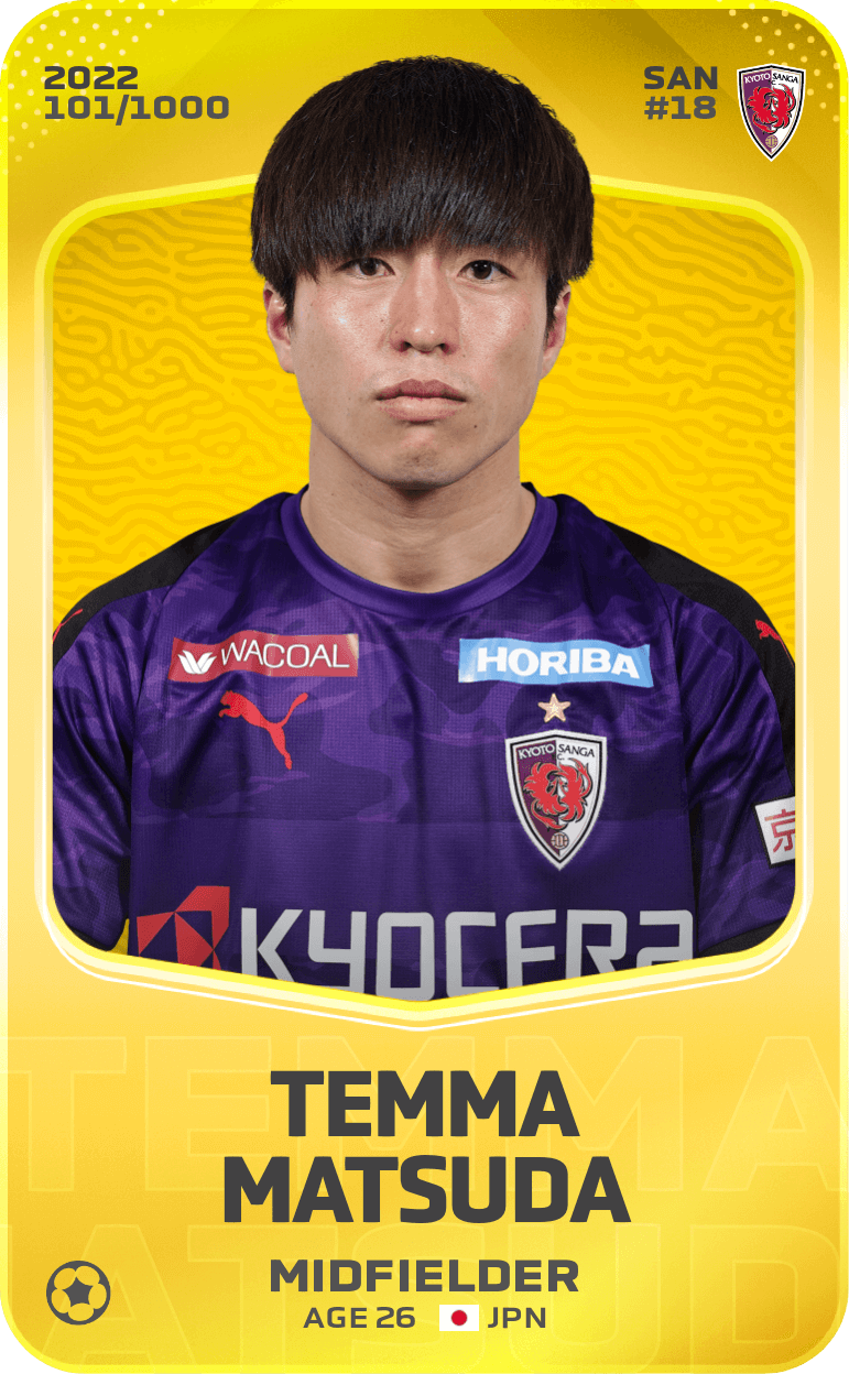 Temma Matsuda 2022-23 • Limited 101/1000