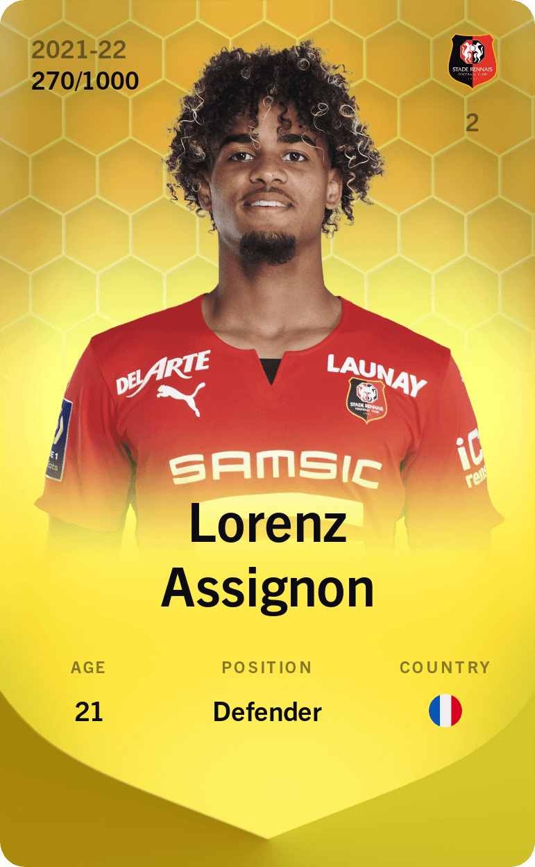 Lorenz Assignon 2021-22 • Limited 270/1000