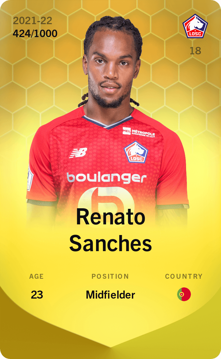 Renato Sanches 2021-22 • Limited 424/1000