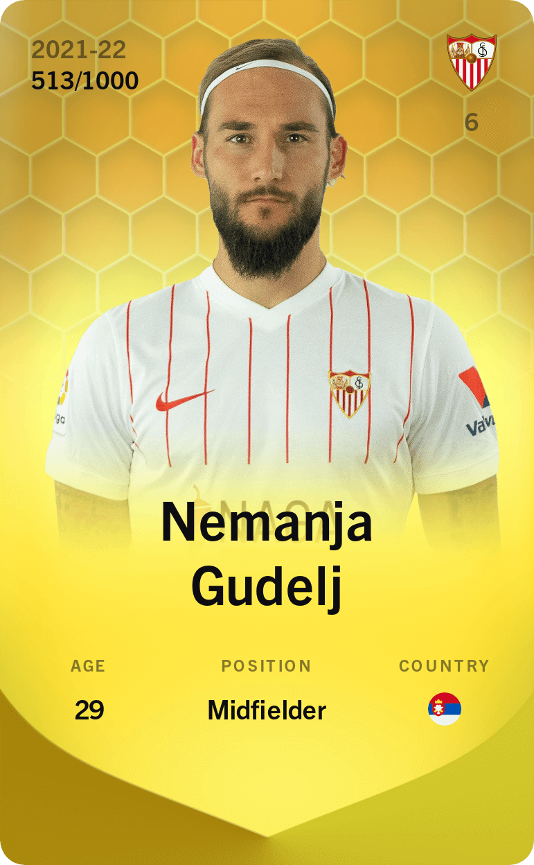 Nemanja Gudelj 2021-22 • Limited 513/1000