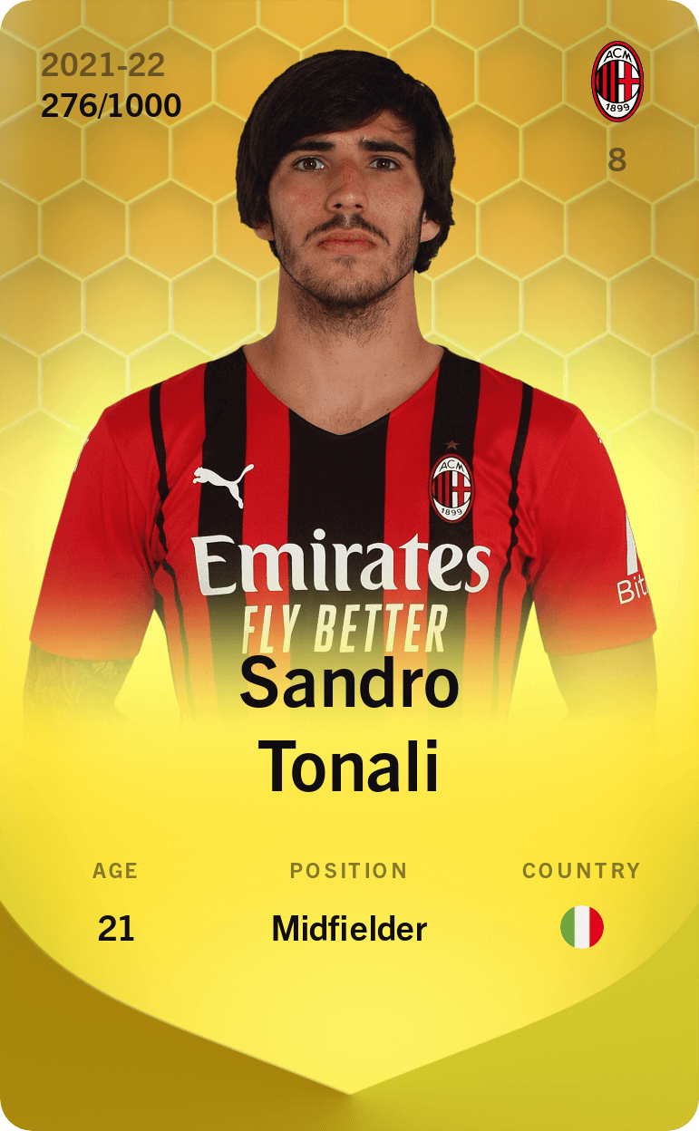 Sandro Tonali 2021-22 • Limited 276/1000