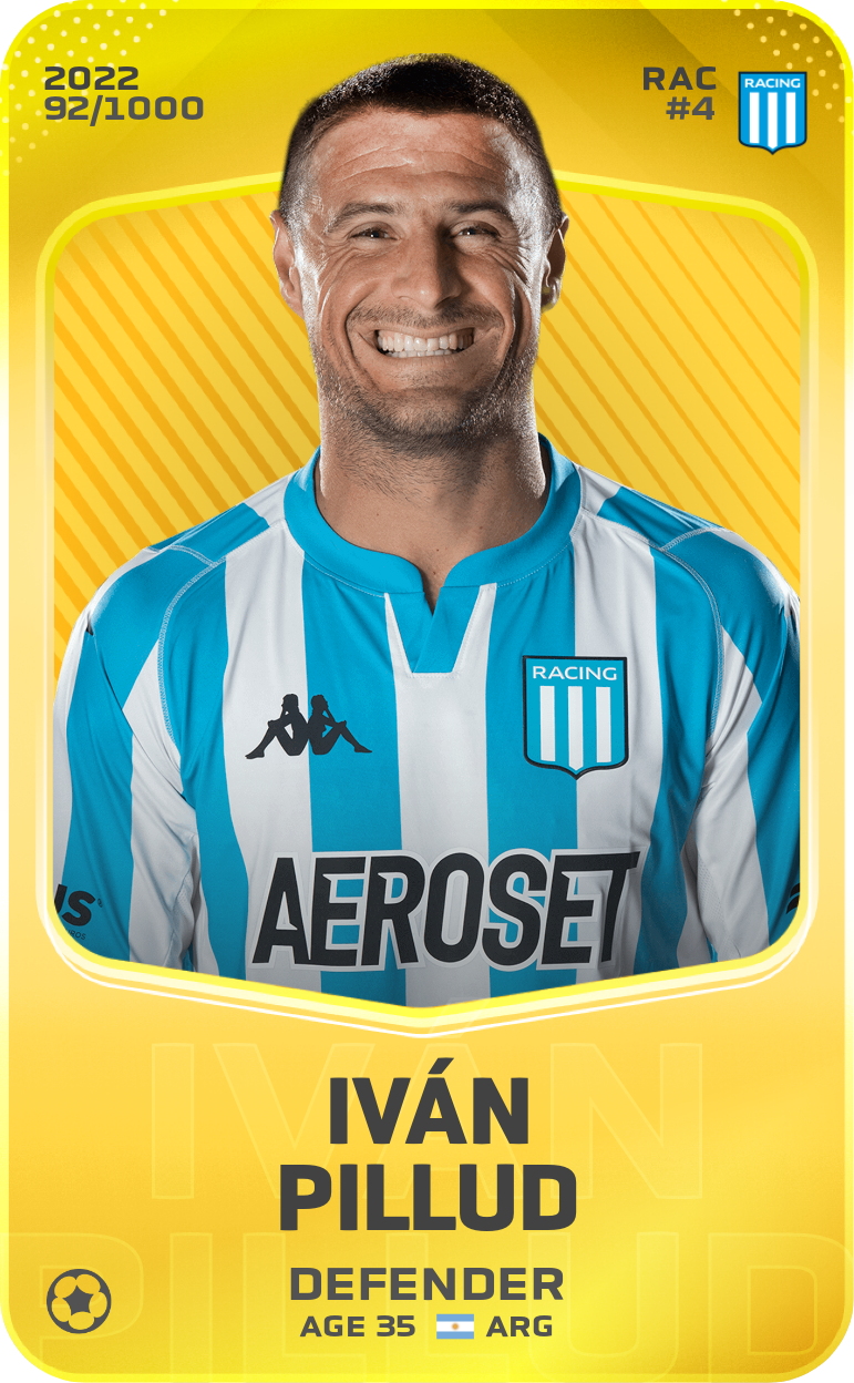 Sorare - Sorare Official - Iván Pillud 2022-23 • Limited 92/1000 - NFT # 7602435485289418201627898243616417477383963036967144384166721223245889454083