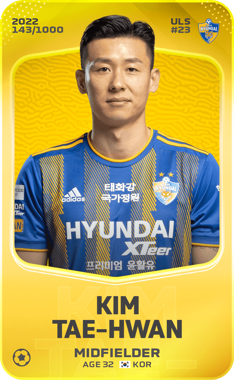 Kim Tae-Hwan 2022-23 • Limited 143/1000