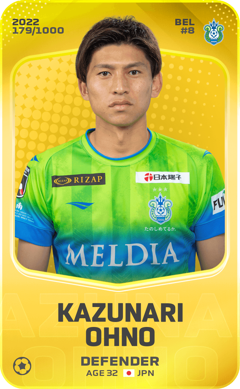 Kazunari Ohno 2022-23 • Limited 179/1000
