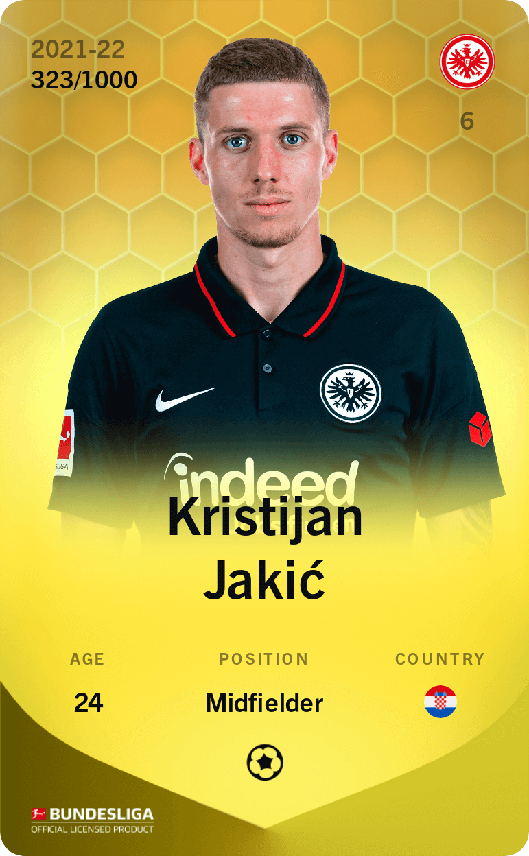 Kristijan Jakić 2021-22 • Limited 323/1000