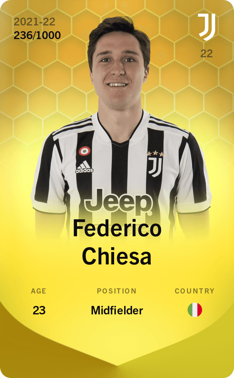 Federico Chiesa 2021-22 • Limited 236/1000