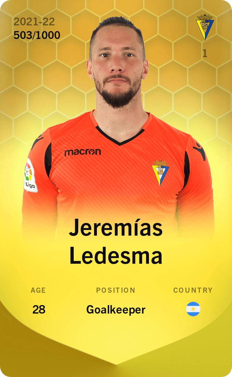 Jeremías Ledesma 2021-22 • Limited 503/1000