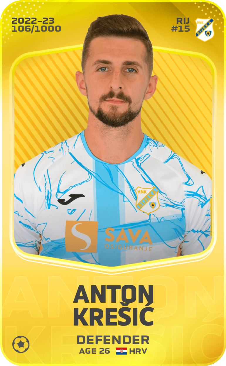 Anton Krešić 2022-23 • Limited 106/1000