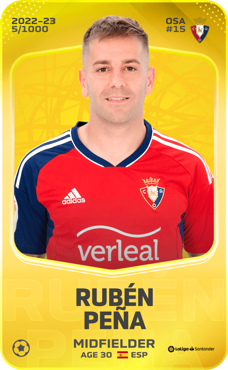 Rubén Peña 2022-23 • Limited 5/1000