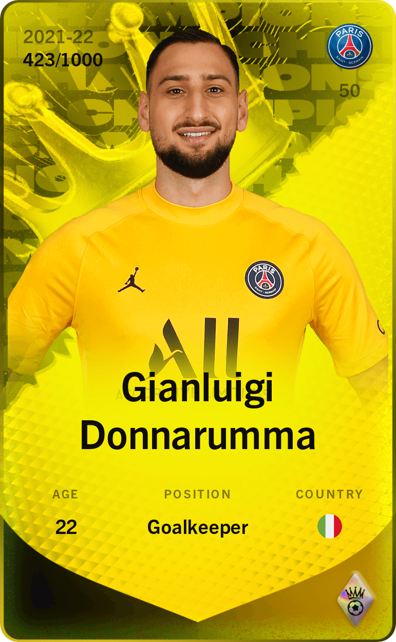 Gianluigi Donnarumma 2021-22 • Limited 423/1000
