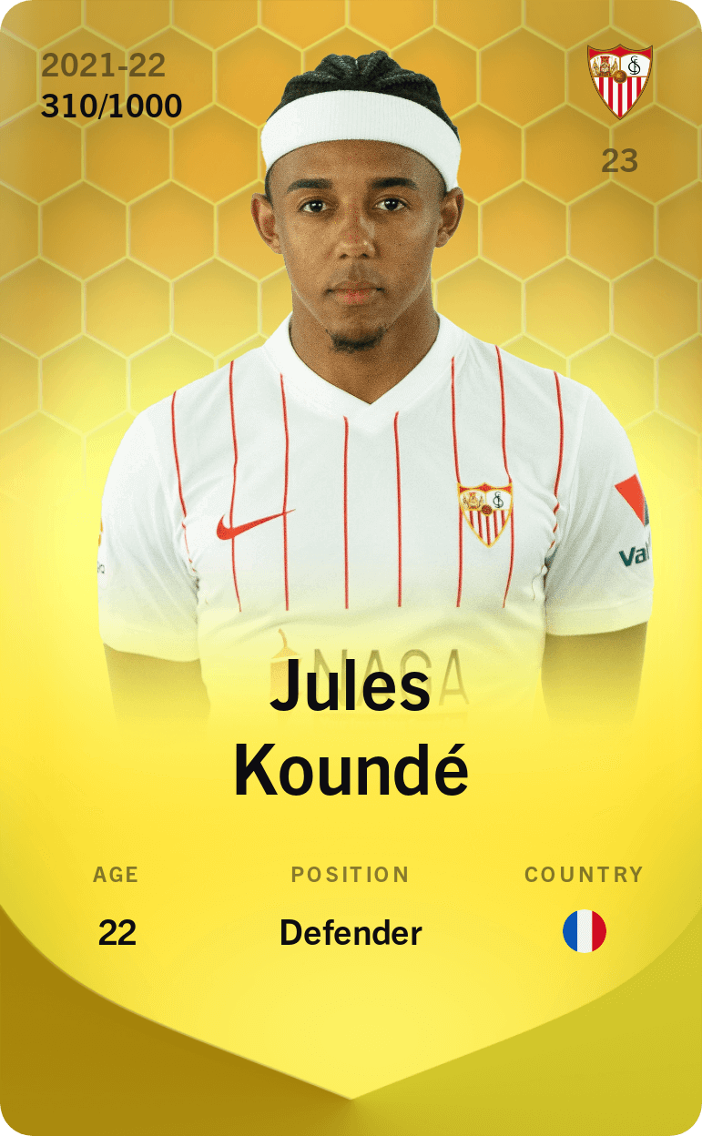 Jules Koundé 2021-22 • Limited 310/1000