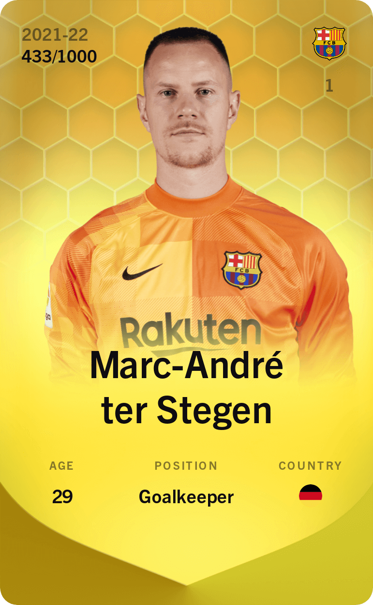 Marc-André ter Stegen 2021-22 • Limited 433/1000