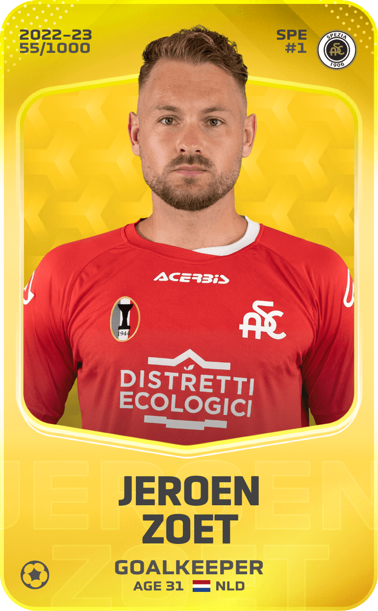 Jeroen Zoet 2022-23 • Limited 55/1000