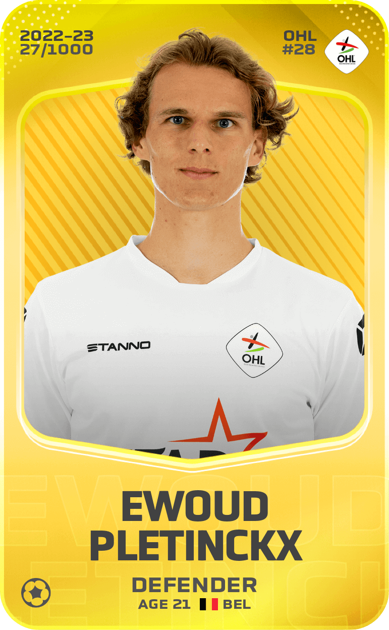 Ewoud Pletinckx 2022-23 • Limited 27/1000