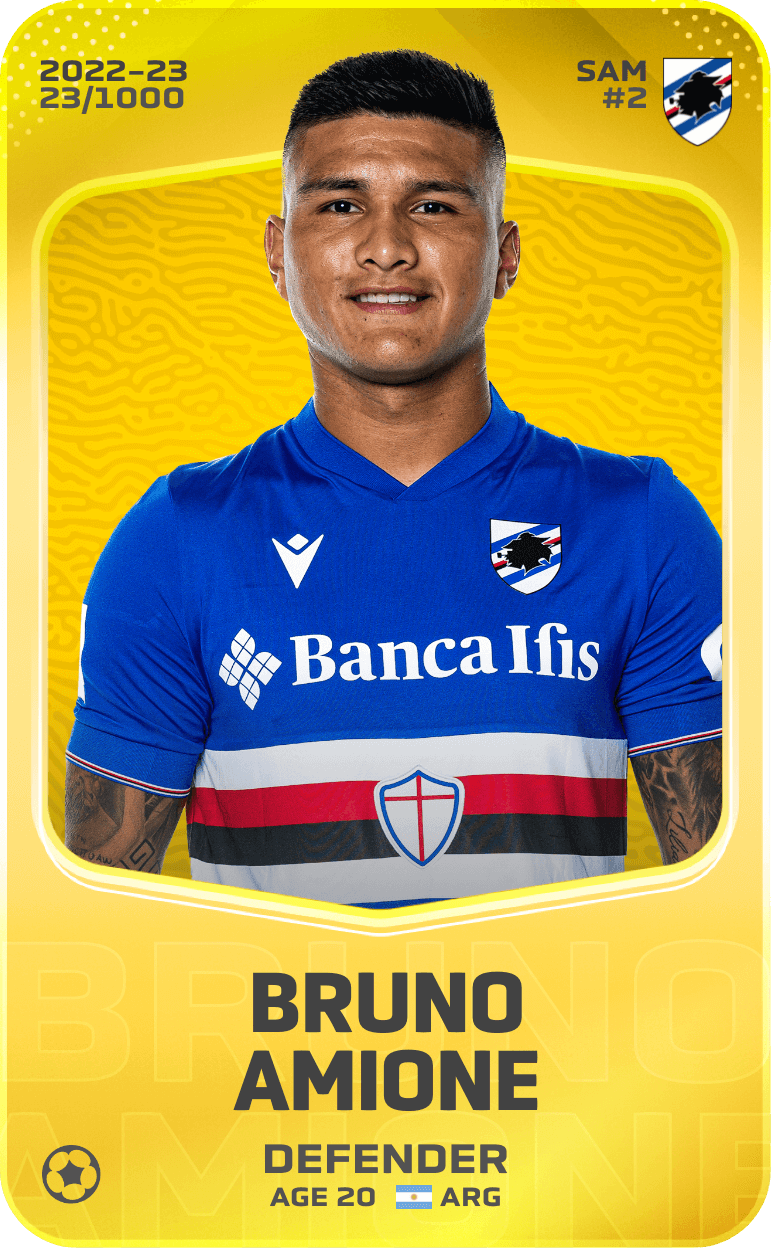 Bruno Amione 2022-23 • Limited 23/1000